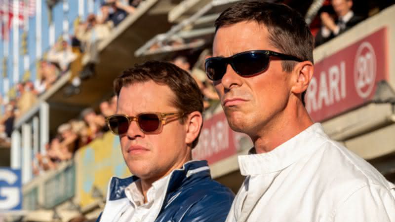 Matt Damon e Christian Bale em Ford vs Ferarri - Fox