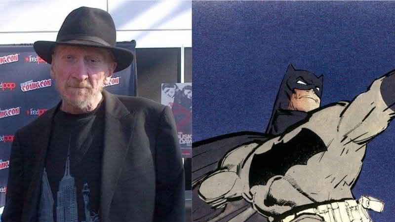 Frank Miller e Batman. Crédito: Reprodução/Twitter