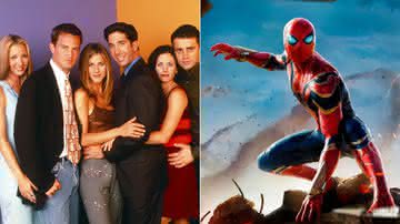 Friends e Marvel estão entre as produções mais mencionadas por usuários do Tinder - Divulgação/Warner Bros. Television/Marvel Studios