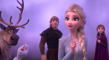 Personagens de Frozen 2 em cena do filme - Disney