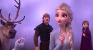 Personagens de Frozen 2 em cena do filme - Disney