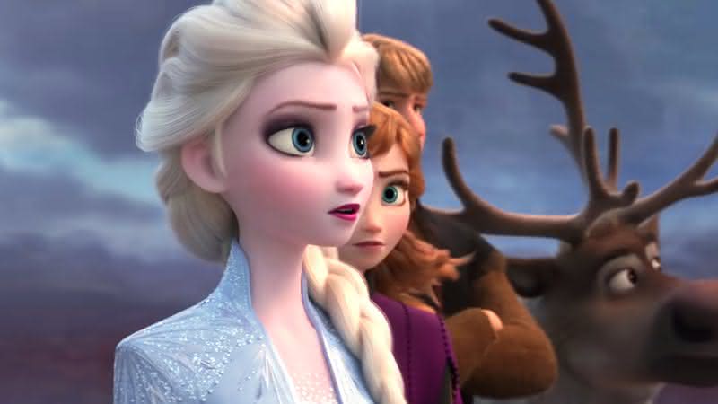 Elsa no trailer de Frozen 2 - Reprodução/YouTube