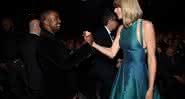 Taylor Swift e Kanye West no Grammy 2015 - Larry Busacca/Getty Images