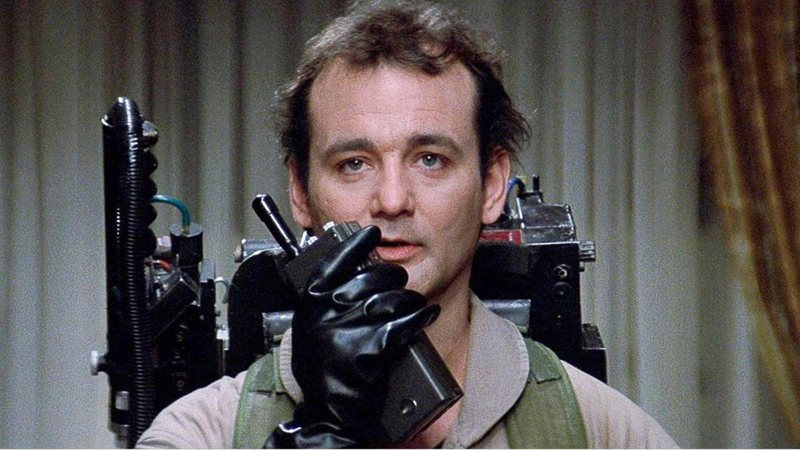 Bill Murray em cena do filme original de Os Caça-Fantasmas - Columbia Pictures