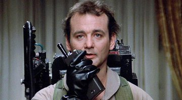 Bill Murray em cena do filme original de Os Caça-Fantasmas - Columbia Pictures