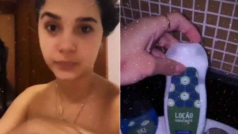 Gizelly tenta provar que não é anti-higiênica - Instagram