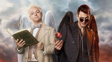 Michael Sheen e David Tennant interpretam Aziraphale e Crowley em “Good Omens” - Divulgação/Prime Video