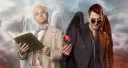 Michael Sheen e David Tennant interpretam Aziraphale e Crowley em “Good Omens” - Divulgação/Prime Video