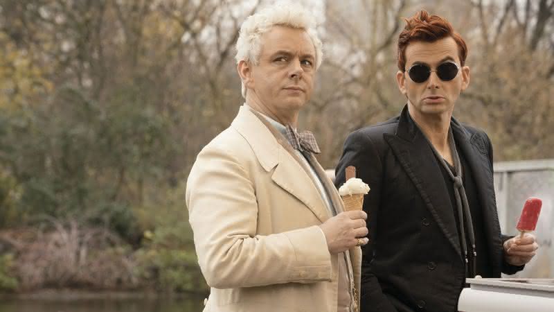 "Good Omens": Filmagens da 2ª temporada são finalizadas - Divulgação/Amazon Prime Video