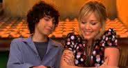 Hilary Duff e Adam Lamberg na produção original de Lizzie McGuire - Disney