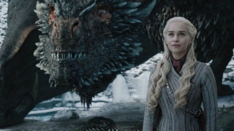 Daenerys (Emilia Clarke) em cena da temporada final de Game of Thrones - HBO