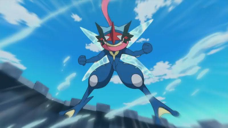 Greninja no anime de Pokémon - TV Tokyo