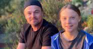 Leonardo DiCaprio em encontro com Greta Thunberg - Instagram