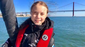 Greta Thunberg em clique nas redes sociais - Instagram