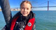 Greta Thunberg em clique nas redes sociais - Instagram