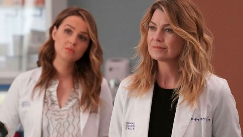 Camilla Luddington como Jo Wilson e Ellen Pompeo como Meredith Grey em Grey's Anatomy - Divulgação/ABC