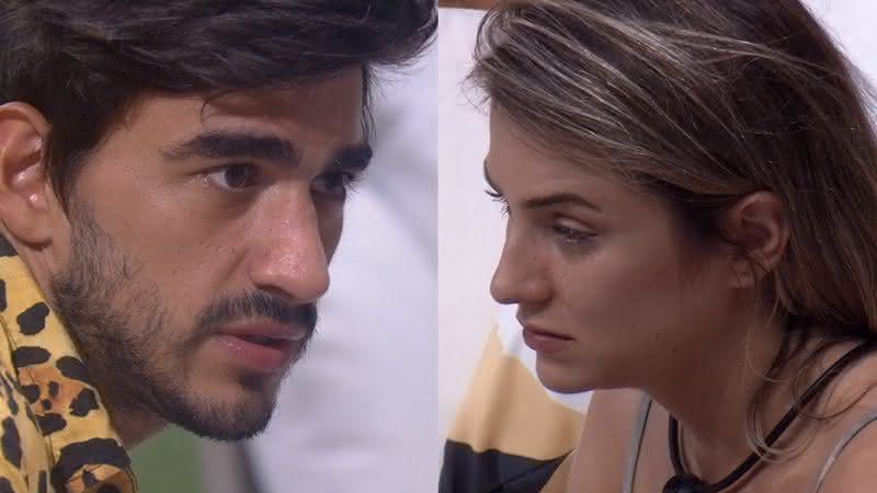 Guilherme e Gabi Martins tiveram uma discussão após a saída de Bianca Andrade do BBB20 - Reprodução/Globoplay