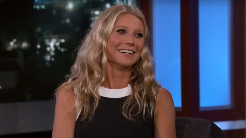 Gwyneth Paltrow em entrevista a Jimmy Kimmel - Reprodução/YouTube