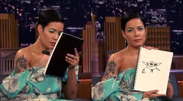 Halsey em participação do programa de Jimmy Fallon - Reprodução/YouTube