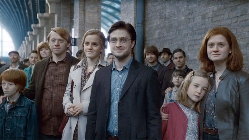 Daniel Radcliffe, Emma Watson e Rupert Grint em "Relíquias da Morte: Parte 2" - (Divulgação/Warner Bros.)