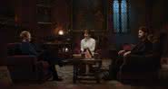 Daniel Radcliffe, Emma Watson e Rupert Grint em "Harry Potter: De Volta a Hogwarts" - (Divulgação/HBO Max)