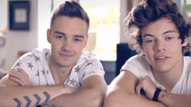 Liam Payne e Harry Styles em 2013, quando ainda eram parceiros de banda - YouTube