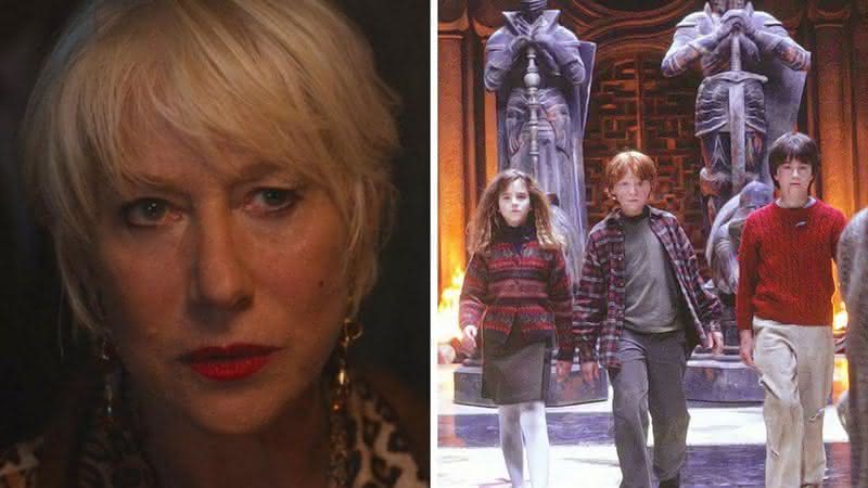 Dame Helen Mirren apresentará a competição "Harry Potter: Torneio de Casas" - Reprodução/Universal Pictures e Warner Bros.