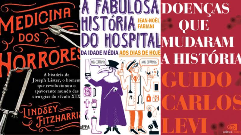 4 livros sobre epidemias e histórias bizarras da medicina - Reprodução/Amazon