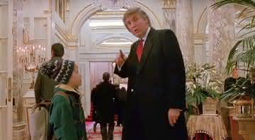 Donald Trump com Macaulay Culkin em Esqueceram de Mim 2 - Youtube