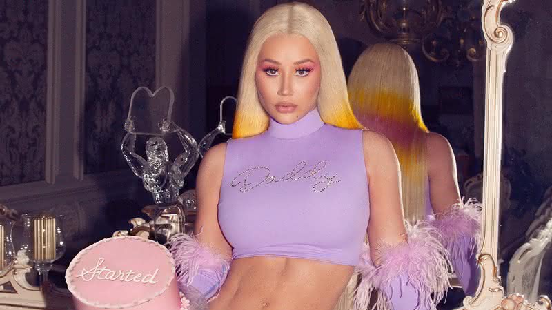 Capa do single 'Started', de Iggy Azalea. Crédito: Reprodução/Instagram