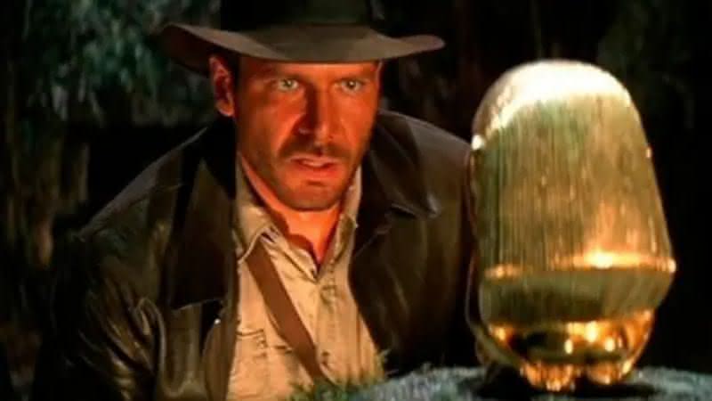 Harrison Ford caracterizado como Indiana Jones - Lucasfilm