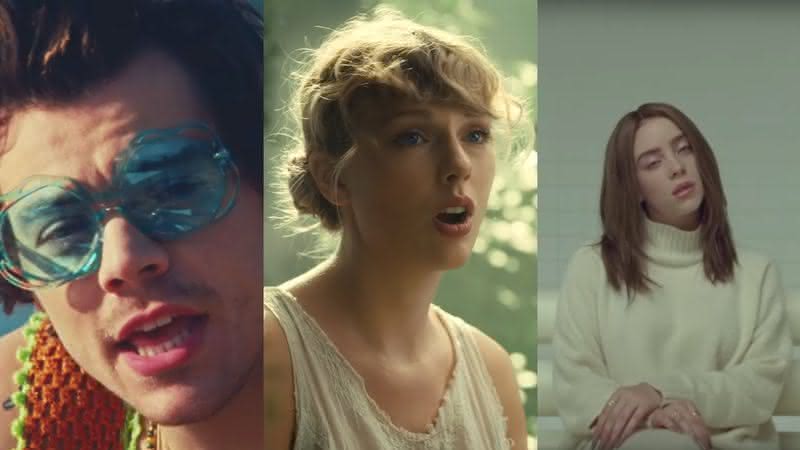 Harry Styles, Taylor Swift e Billie Eilish são os destaques na premiação - Reprodução/YouTube