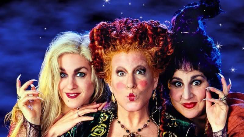 Sarah Jessica Parker, Bette Midler e Kathy Najimy são as protagonistas de "Abracadabra" - Divulgação/Disney