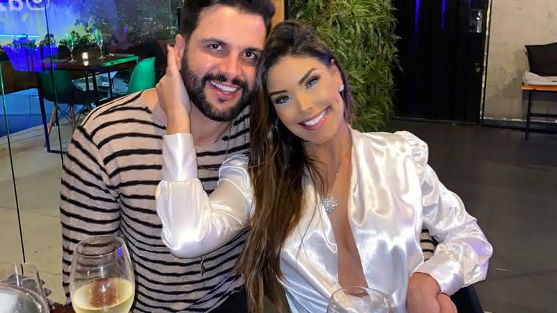 Ivy Moraes e Rogério Fernandes em publicação nas redes sociais - Reprodução/Instagram