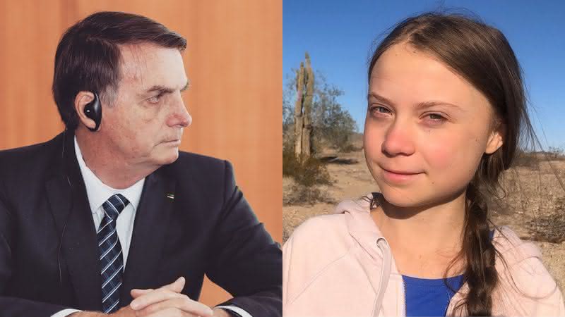 Jair Bolsonaro chamou Greta Thunberg de "pirralha" em coletiva de imprensa - Reprodução/Instagram