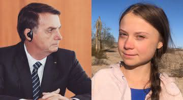 Jair Bolsonaro chamou Greta Thunberg de "pirralha" em coletiva de imprensa - Reprodução/Instagram