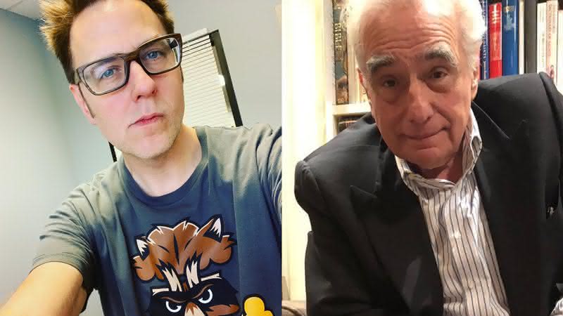 James Gunn e Martin Scorsese - Reprodução/Instagram