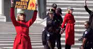 Jane Fonda é presa nos EUA por protesto na frente do Capitólio - Twitter