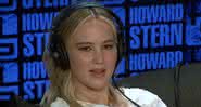 Jennifer Lawrence em entrevista ao  The Howard Stern Show em 2018 - Reprodução/YouTube