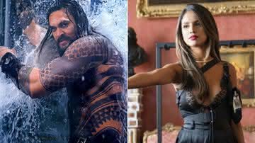 Jason Momoa estaria em relacionamento com Eiza González, de "Velozes e Furiosos" - Divulgação/Warner Bros/Universal Pictures