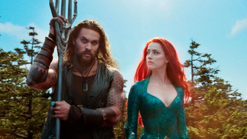 Jason Momoa impediu que Amber Heard fosse desligada de "Aquaman" - Divulgação/Warner Bros