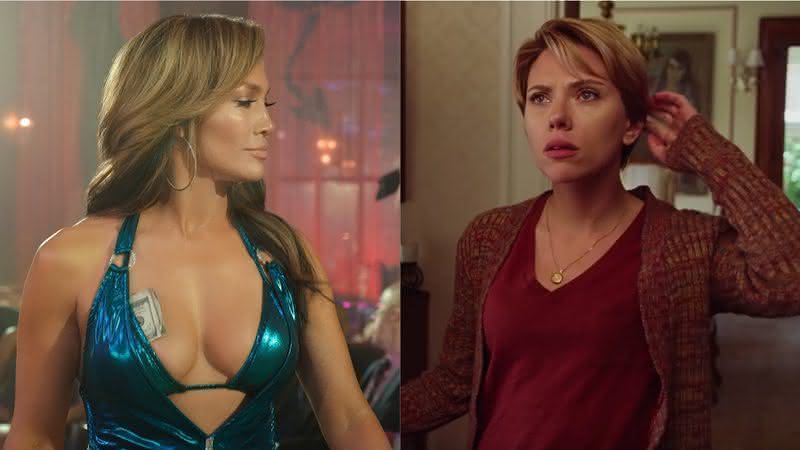 Jennifer Lopez em As Golpistas e Scarlett Johansson em História de Um Casamento - Divulgação/Diamond Filmes/Netflix