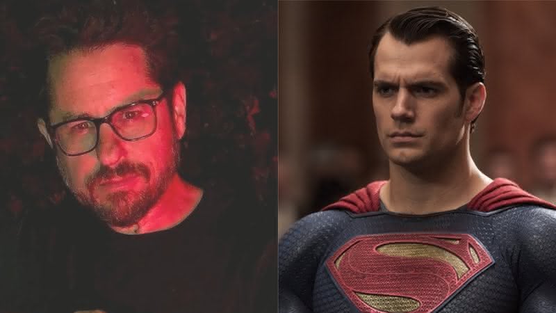 J.J. Abrams e Henry Cavill - Reprodução/Instagram/Divulgação/Warner Bros.