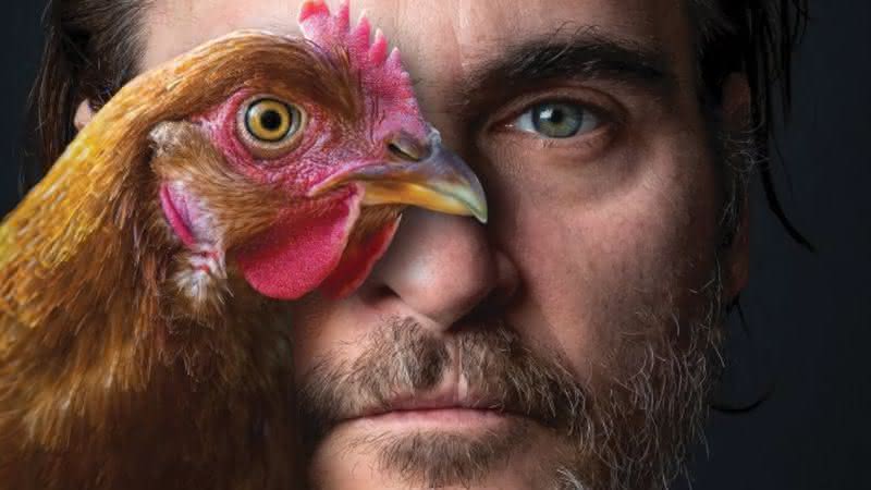 Joaquin Phoenix em campanha para a ONG Peta em 2019 - Divulgação/PETA