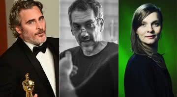 Todd Phillips, Joaquin Phoenix e Hildur Guðnadóttir em fotos no Instagram - Reprodução/Instagram