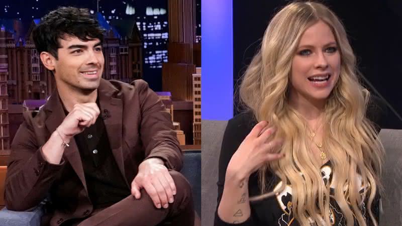 Joe Jonas e Avril Lavigne em entrevistas na televisão norte-americana - YouTube