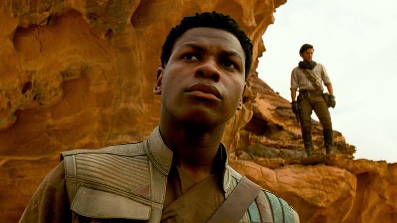 John Boyega e Oscar Isaac no filme Star Wars: A Ascensão de Skywalker - Disney