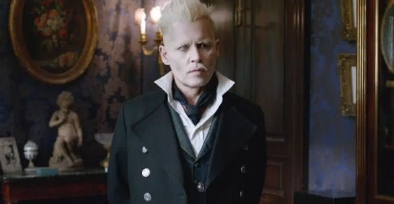 Johnny Depp interpretou Gerardo Grindelwald em "Animais Fantásticos: Os Crimes de Grindelwald" - Divulgação/Warner Bros. Pictures