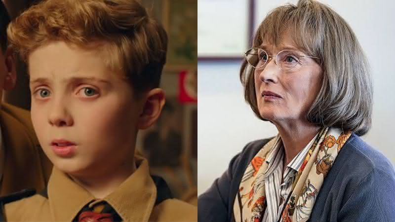 Roman Griffin Davis em Jojo Rabitt e Meryl Streep em Big Little Lies - Fox Searchlight Pictures/HBO