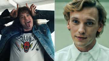 Joseph Quinn e Jamie Campbell Bowerl o Eddie e o Vecna de "Stranger Things", virão ao Brasil - Divulgação/Netflix